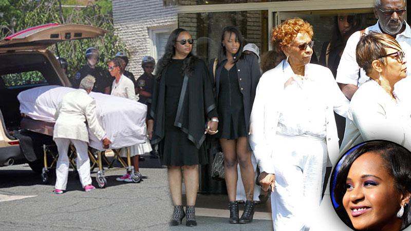 Guests Attending Bobbi Kristina Brown's New Jersey Funeral Service