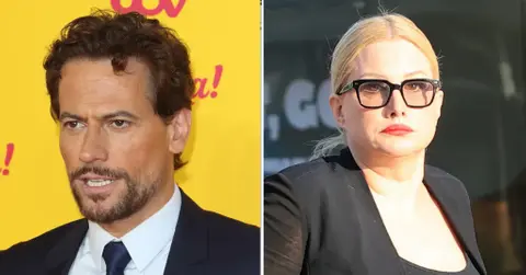 Composite photo of Ioan Gruffudd and Alice Evans.