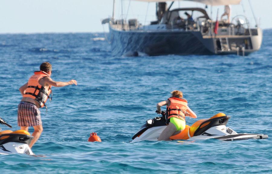 Bathing Booby Lindsay Lohan Looks Rough Jet Skiing In Ibiza — SEE The ...