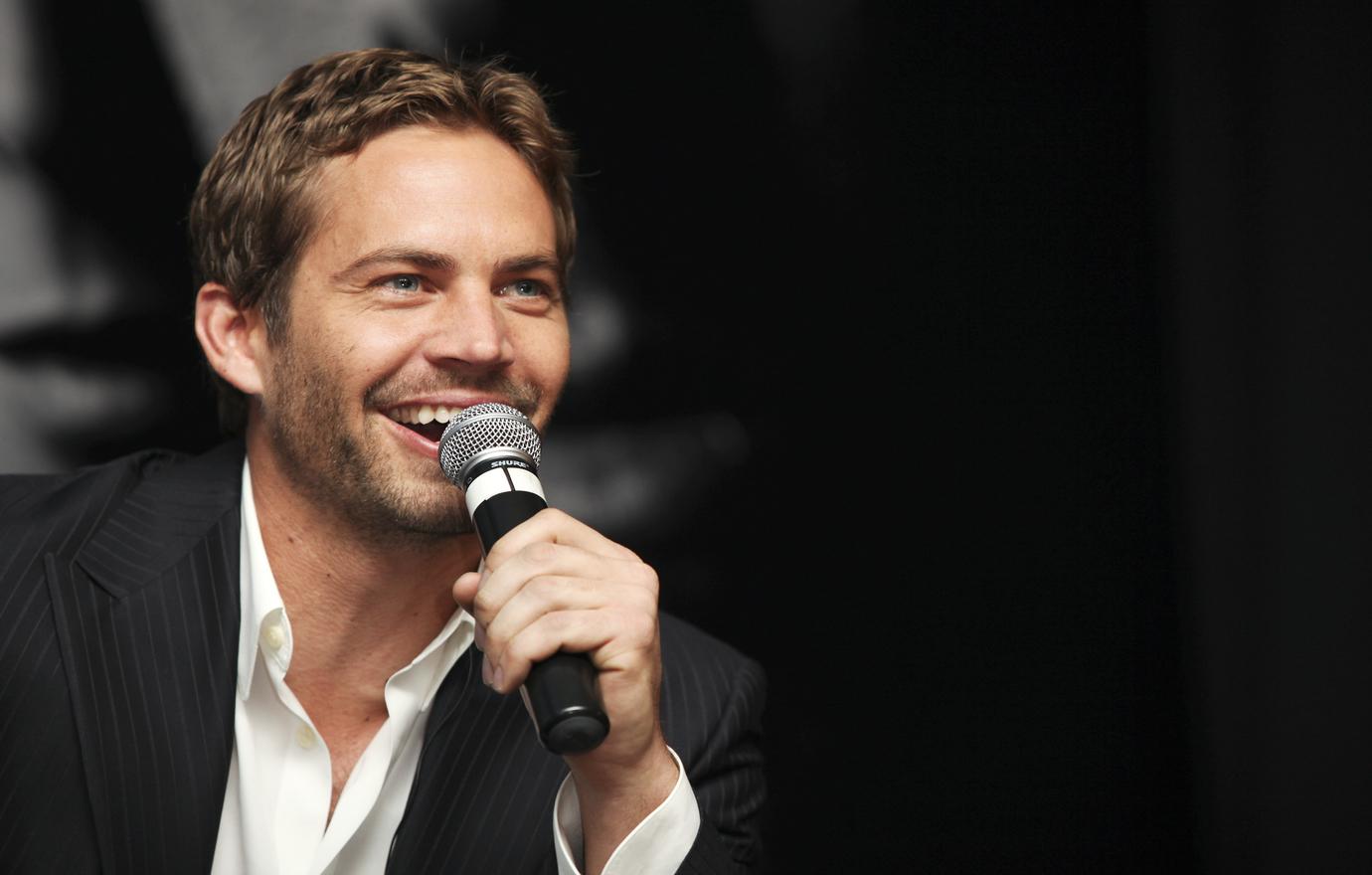 Paul Walker in black suit