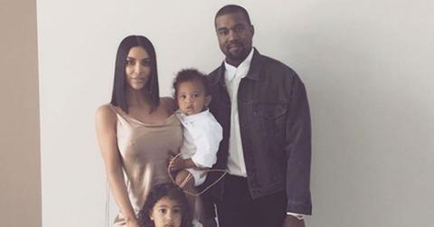 //kim kardashian kanye west baby four PP