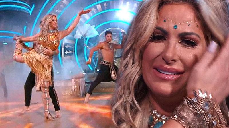 Kim Zolciak DWTS Crying