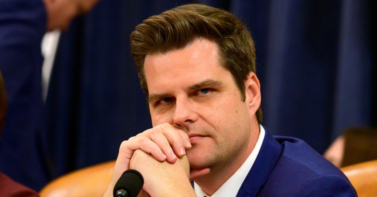 Rep. Matt Gaetz Votes Against Anti-Human Trafficking Bill