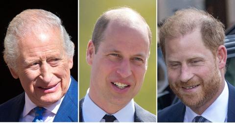 Picture of King Charles, Prince William and Prince Harry