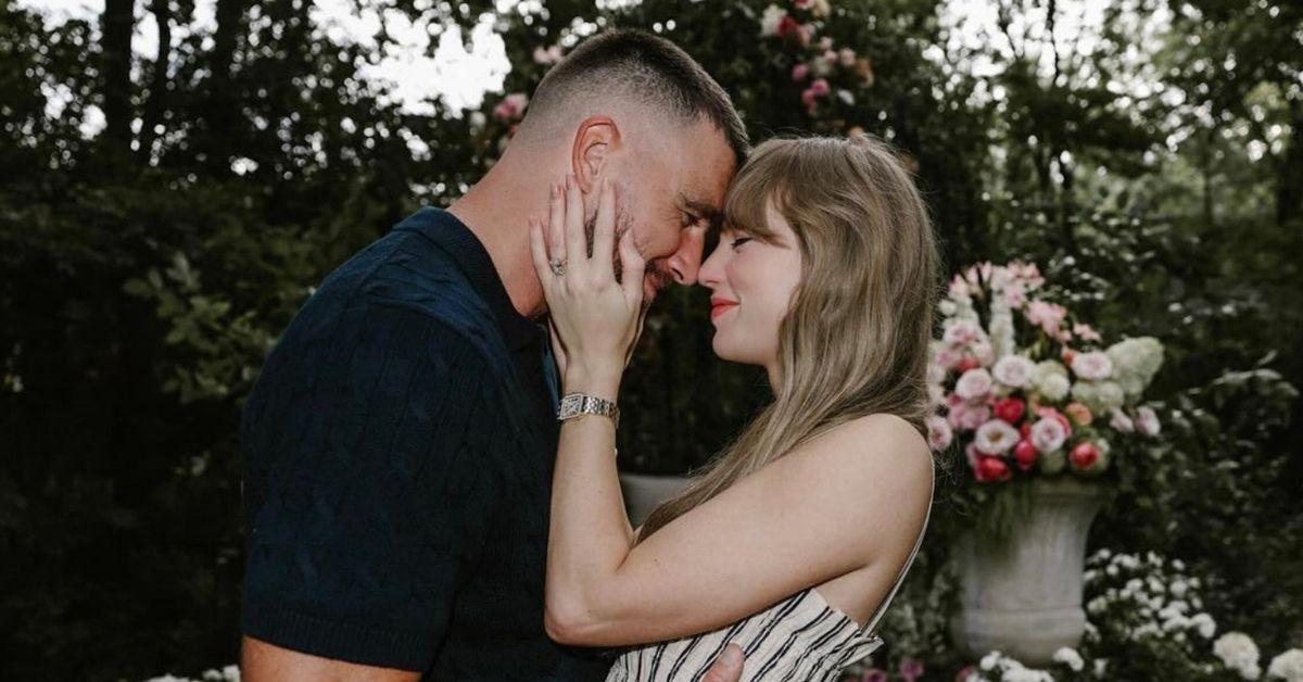Picture of Taylor Swift and Travis Kelce