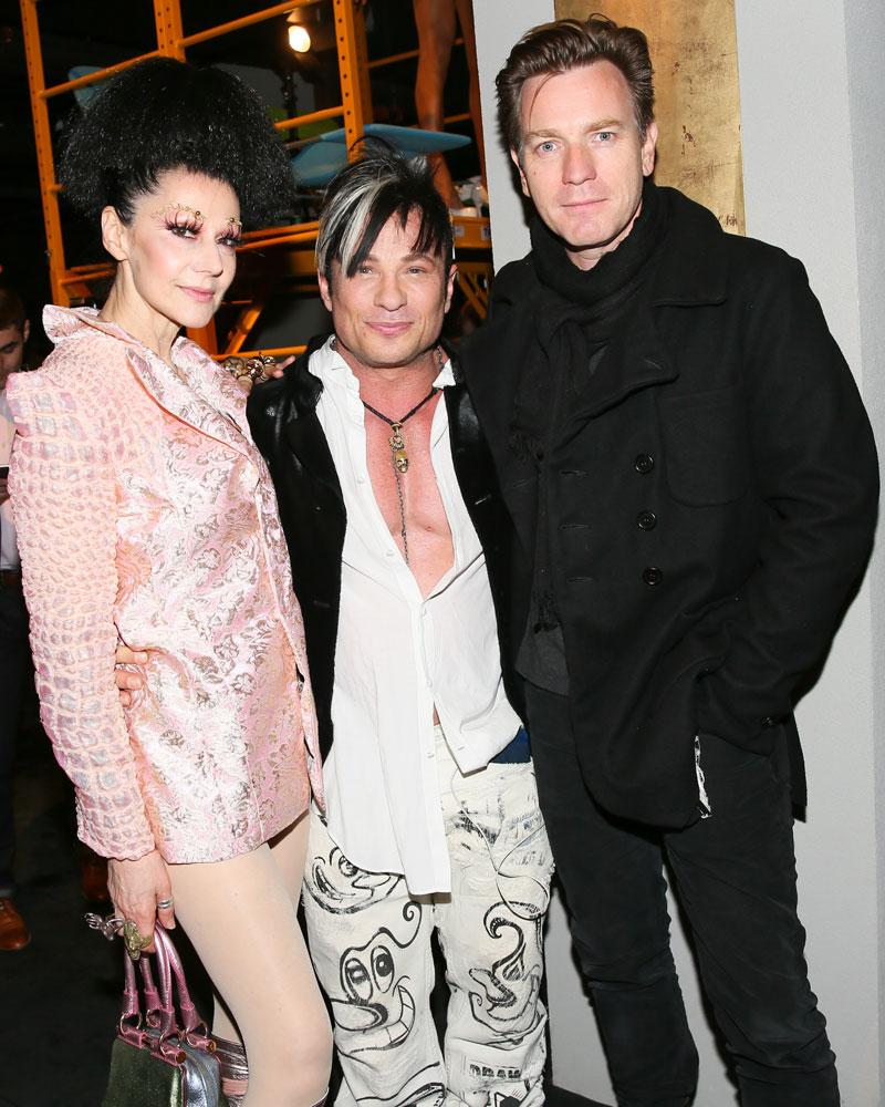 //Susanne Bartsch David Barton Ewan McGregor