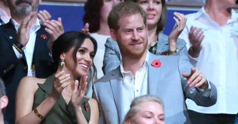 //prince harry and pregnant meghan markle attend invictus games closing pp