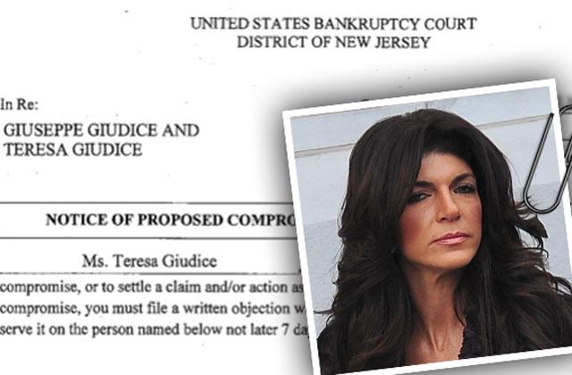 //rhonj teresa giudice bankruptcy court case settlement pp