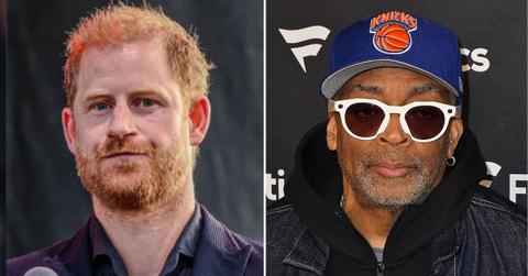 split image of Prince Harry and Spike Lee