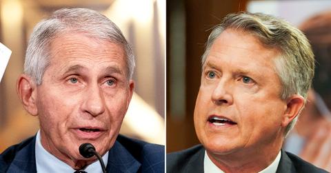 anthony fauci why called gop senator roger marshall moron caught hot mic