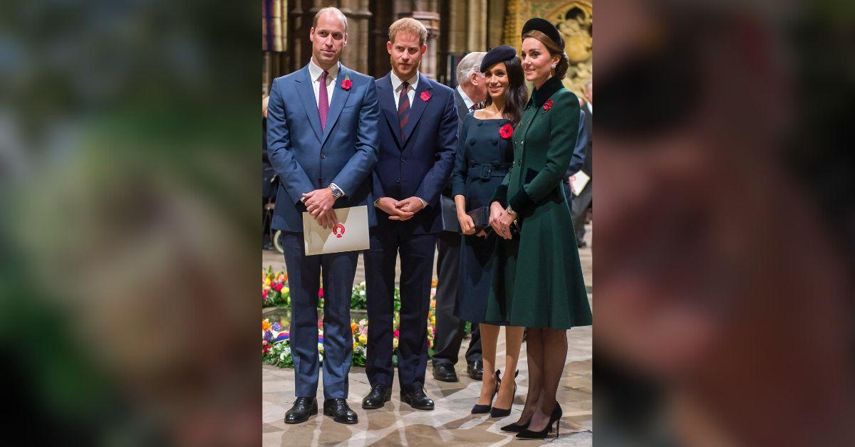 Photo of Prince William, Prince Harry, Meghan Markle and Kate Middleton