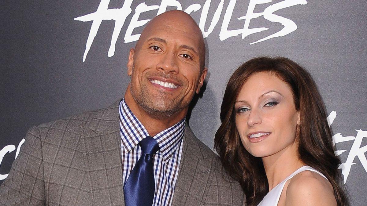 picture of Dwayne Johnson and Lauren Hashian