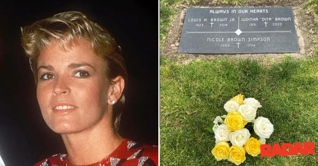 PHOTO: Nicole Brown Simpson's Gravesite Adorned With Flower Bouquet ...