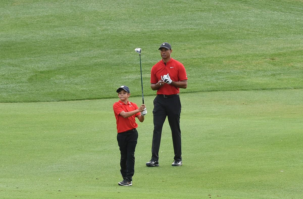 Elin Nordegren's son Charlie is reportedly facing 'a lot of abuse' as he launches his golfing career.