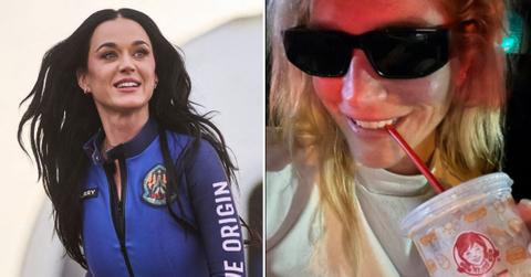 Split photo of Katy Perry and Kesha.