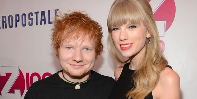 Ed Sheeran and Taylor Swift