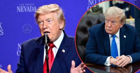A photo of Donald Trump alongside a photo of Donald Trump