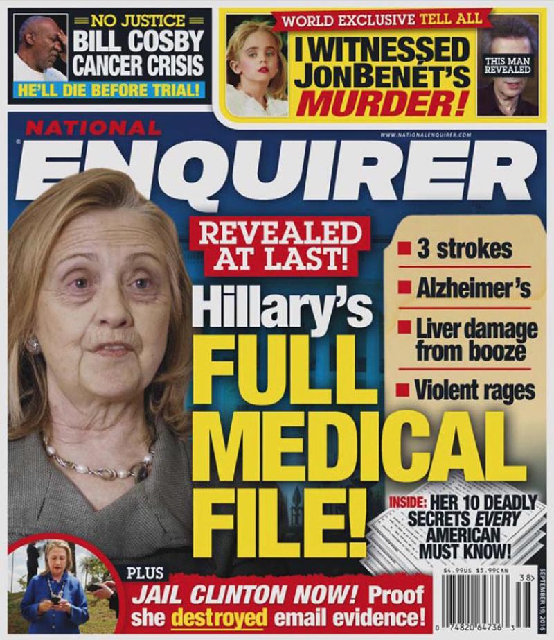 hillary clinton medical issues presidential run