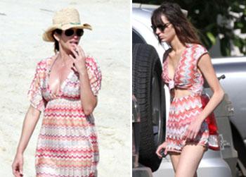 //cindy crawford ali lohan missoni splash flynet