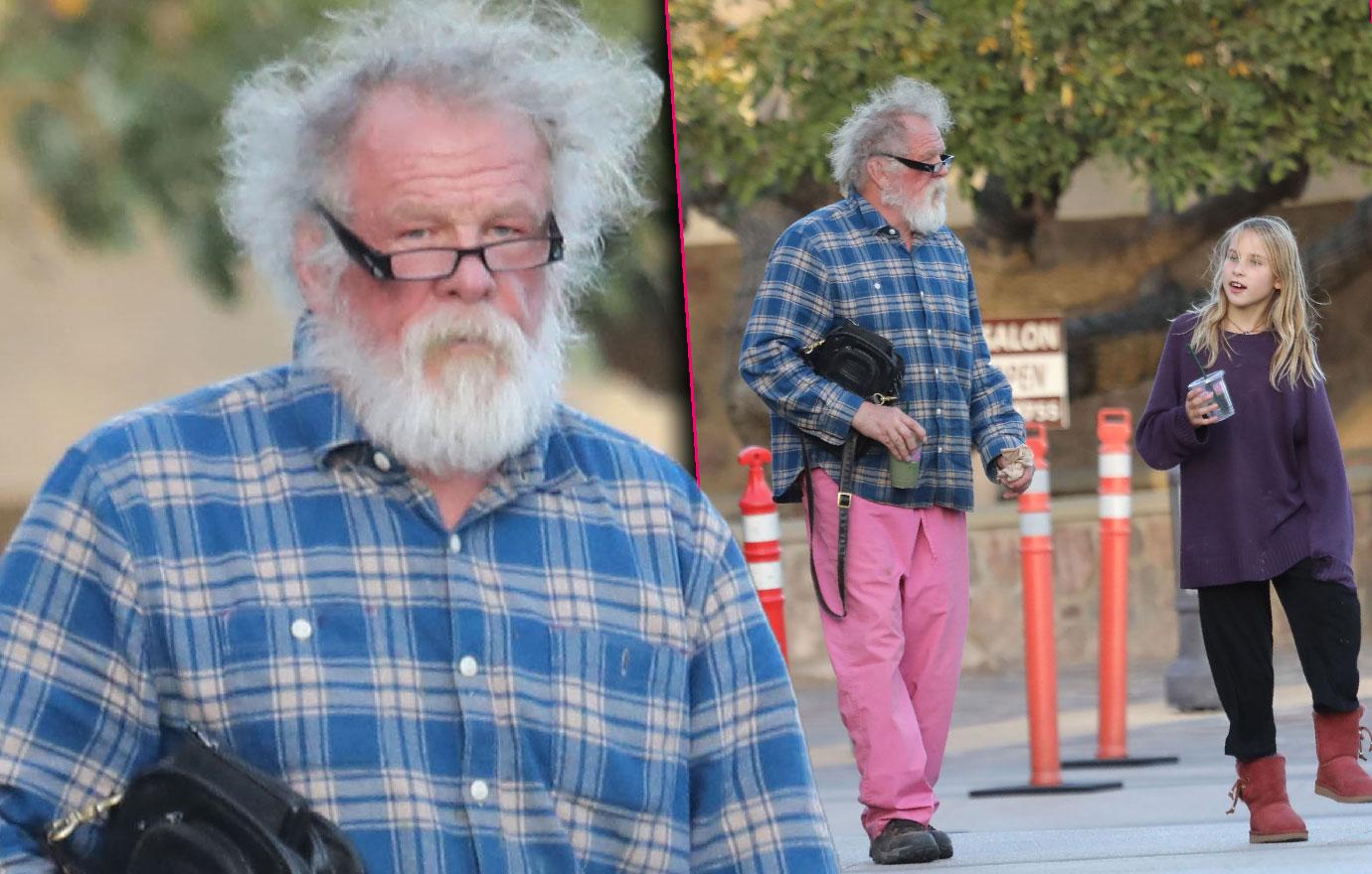 Nick Nolte Looks Like Santa Claus With Daughter