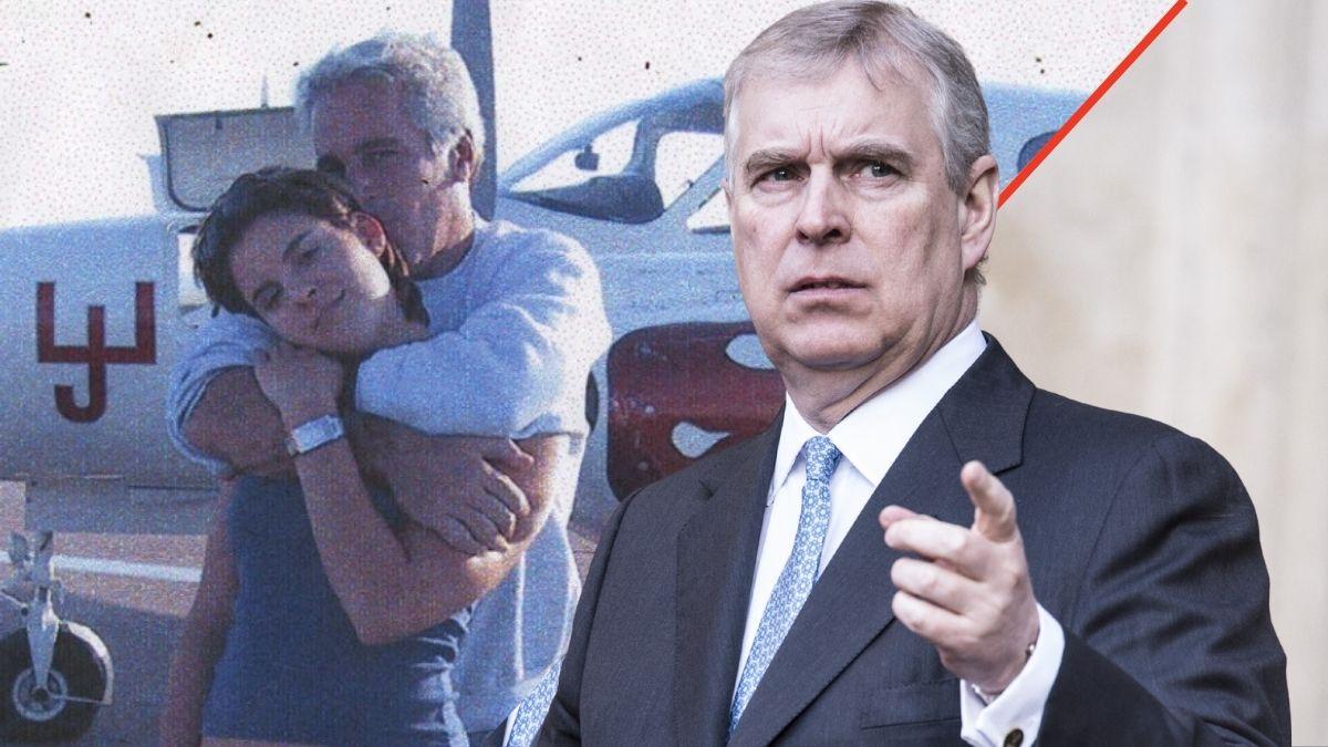 Photo of Andrew Windsor, Jeffrey Epstein and Sarah Kellen
