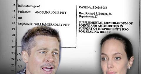 //brad pitt angelina jolie divorce custody children court documents pp