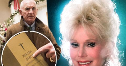 Zsa Zsa Gabor Funeral Husband Filming Pics