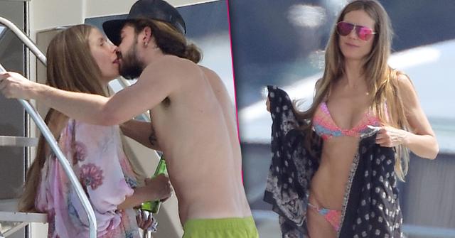 Heidi Klum Boytoy Tom Kaulitz Enjoy Bikini Boat Trip