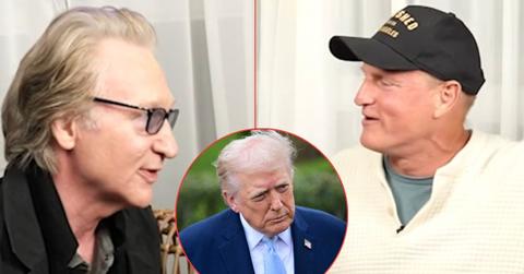 Photo of Bill Maher, Woody Harrelson, Donald Trump