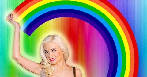 //holly madison baby rainbow aurora