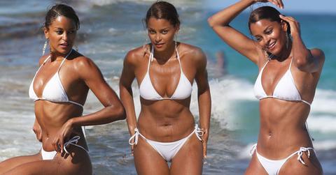 //real housewives atlanta claudia jordan bikini beach miami pp