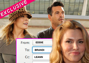 //eddie email brandi shut up