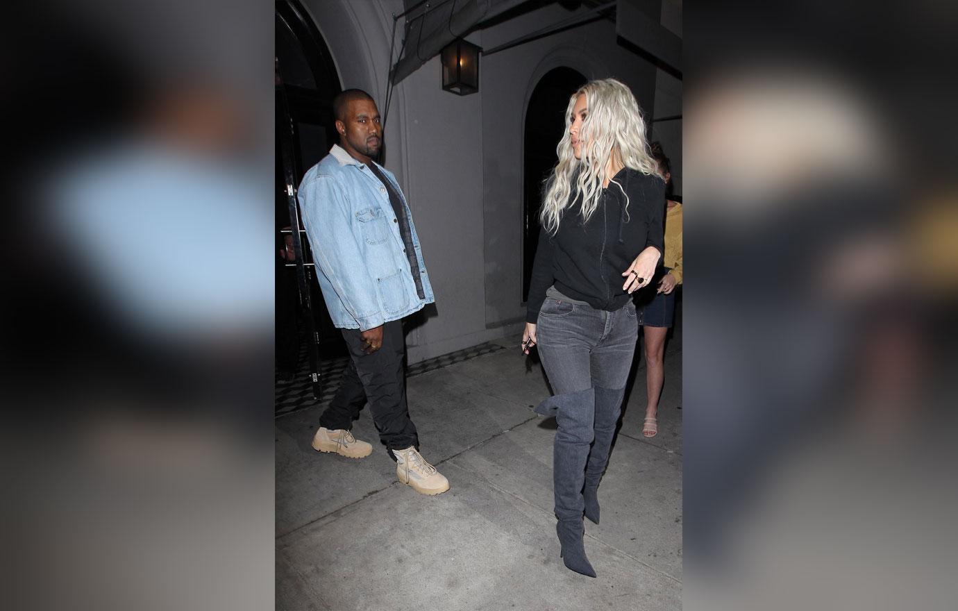 Kim Kardashian Kanye West Date Night Surrogate Baby