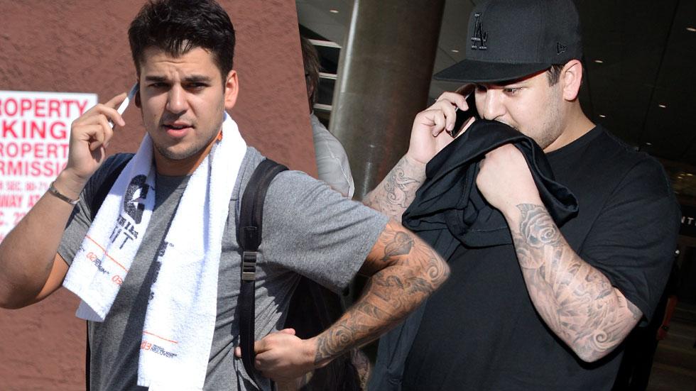 SlimDown Disaster! Loved Ones 'Can't Stop' Rob Kardashian From
