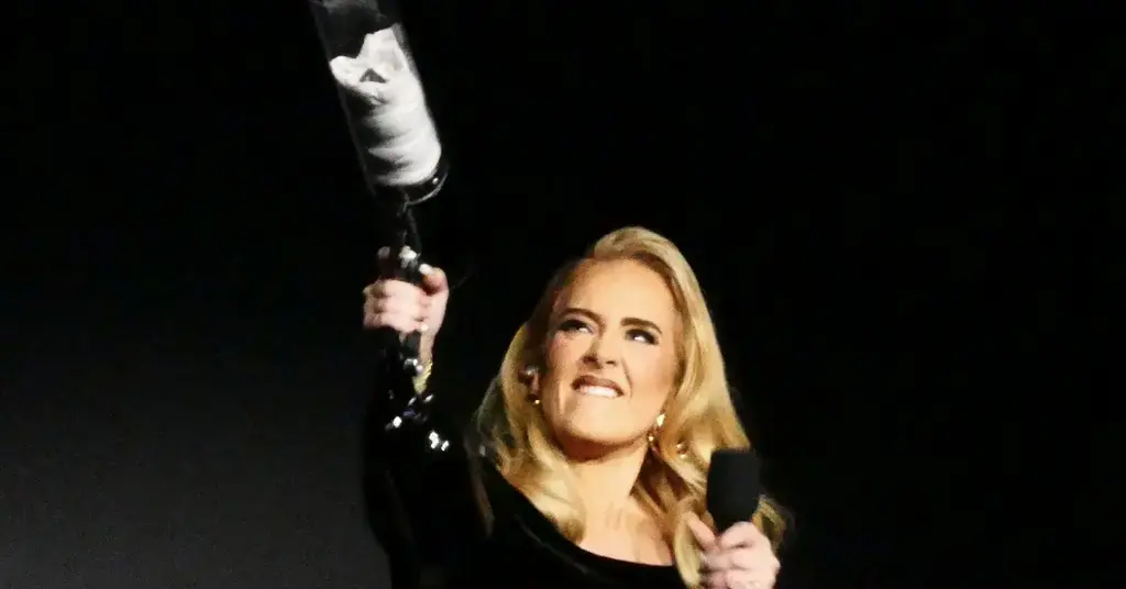 adele off the wagon singer beats hangovers borderline alcoholism