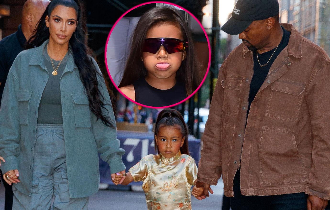 Kim Kardashian, Kanye West along with daughter North attend Virgil