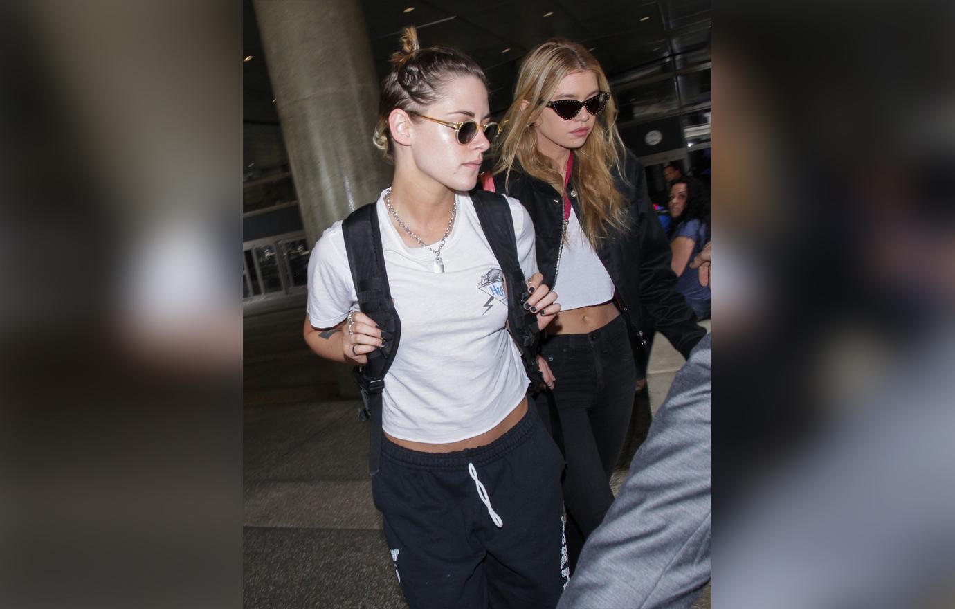 Kristen Stewart and Stella Maxwell Walking Together