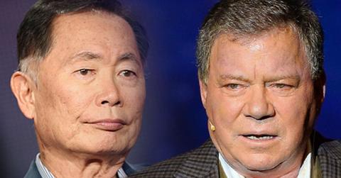 //george takei william shatner feud star trek