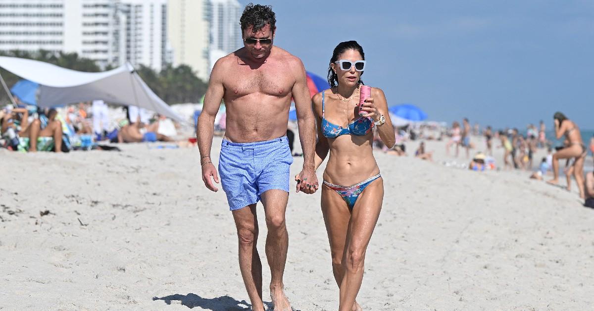 bethenny frankel tom villante beach bikini pics