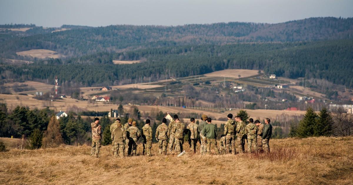 Photo of soldiers in Poland