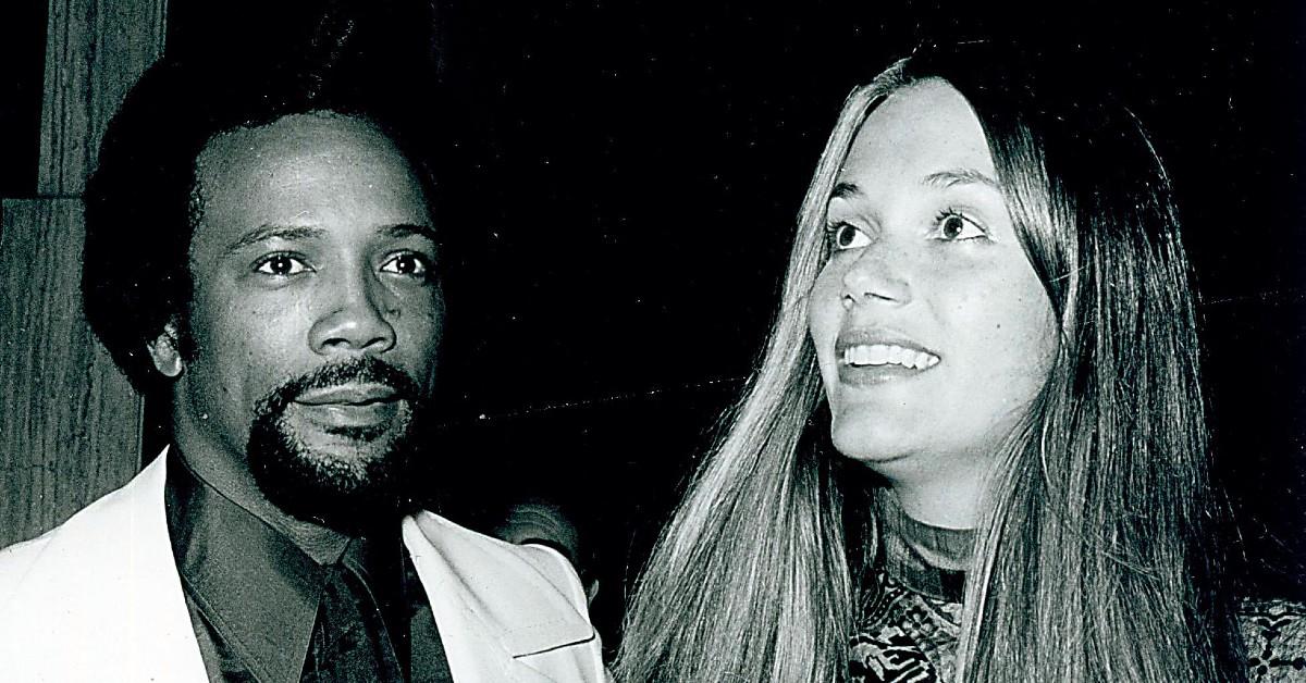 Quincy Jones and wife Peggy Lipton.