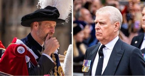 Photo of Prince William and Prince Andrew