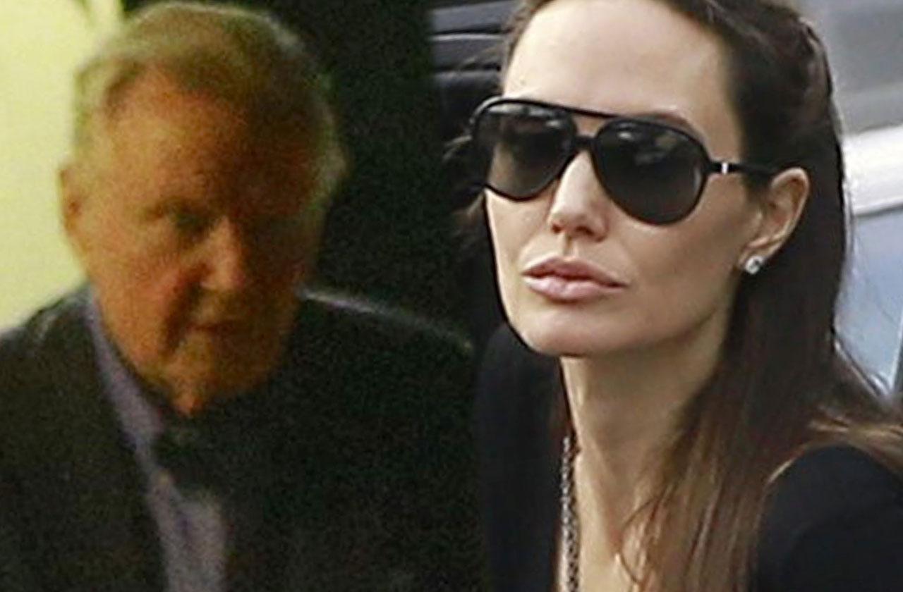 Angelina Jolie Kids Out With Dad Jon Voight Pics