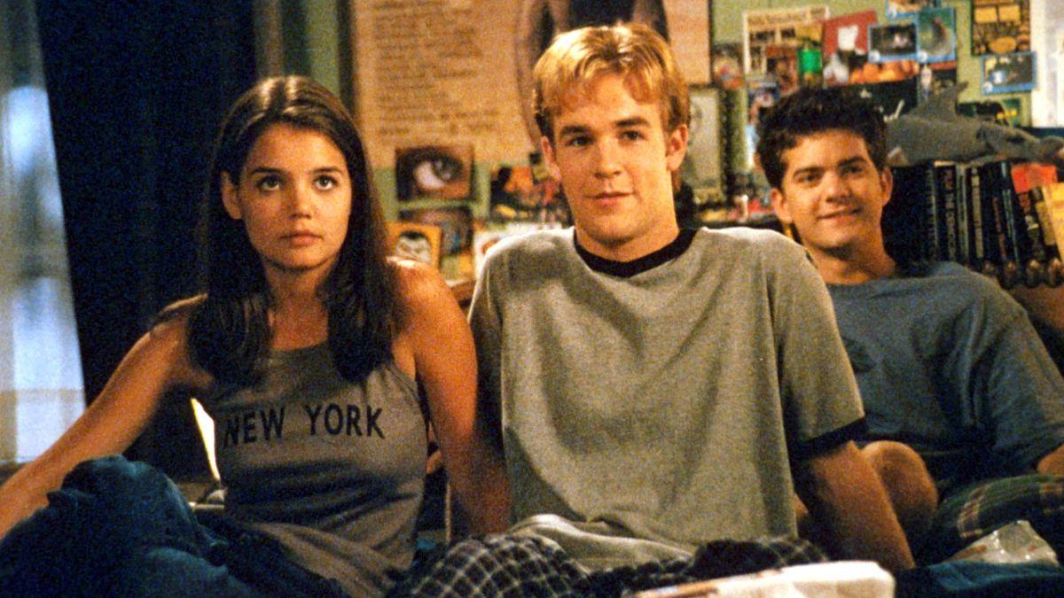 picture of Katie Holmes, James Van Der Beek and Joshua Jackson, 