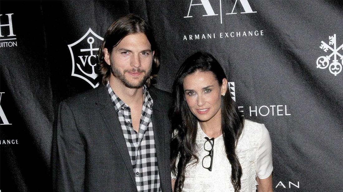 Ashton Kutcher Says He & Ex-Wife Demi Moore Don’t Hang Out