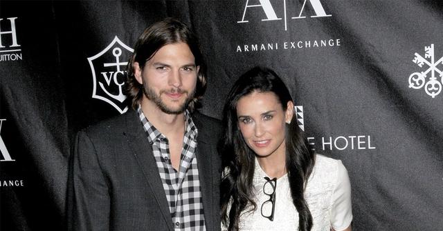 Ashton Kutcher Says He & Ex-Wife Demi Moore Don’t Hang Out
