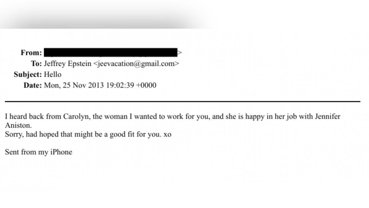 The door was firmly shut when he made a play for one of Jennifer Aniston’s trusted lieutenants.