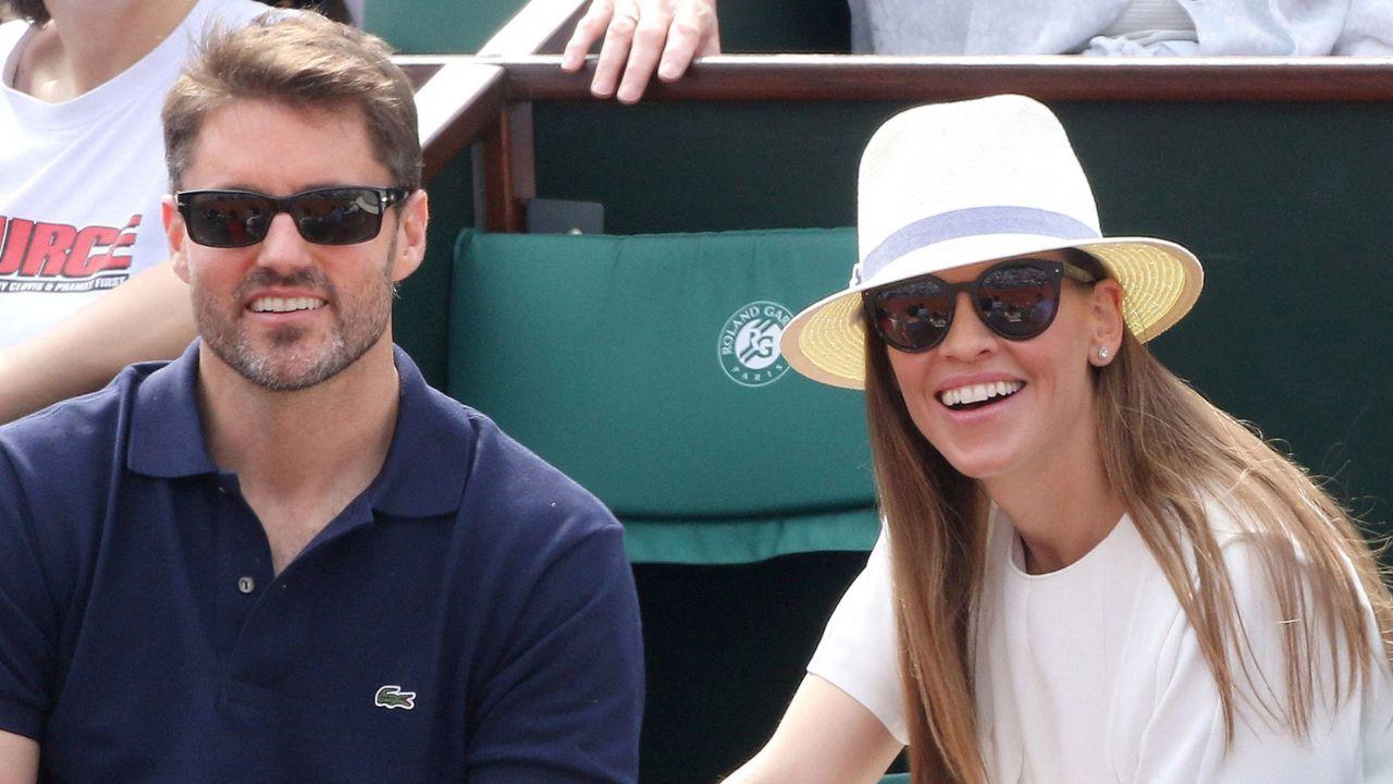 Image Of Hilary Swank and Philip Schneider