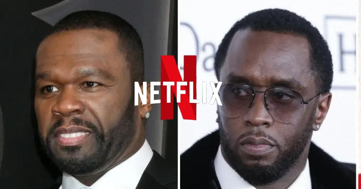 Split photo of Curtis '50 Cent' Jackson, Sean 'Diddy' Combs