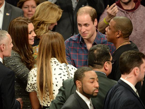 //will kate attend basketball game at barclays jayz beyonce